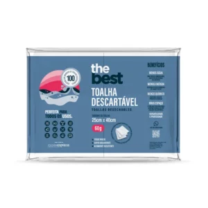 Toalha Descartável The Best 25x40cm | 60g | 100un