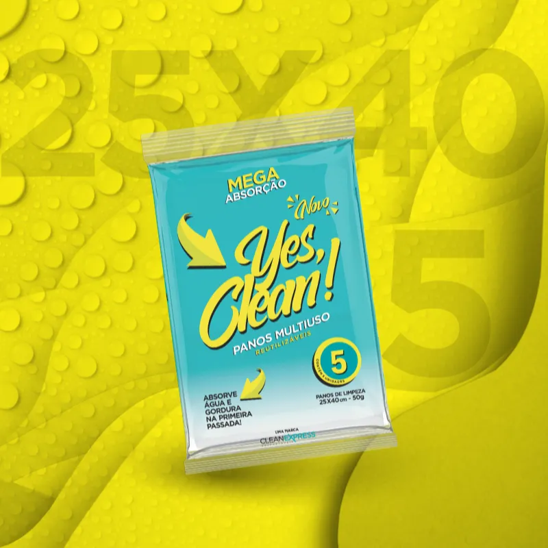 Pano Multiuso YES, CLEAN! | 25x40cm | 5un - Imagem 2