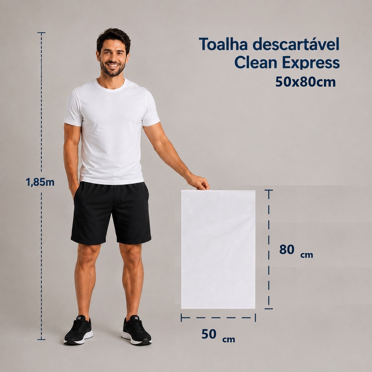 Toalha Descartável The Best Bio 50x80cm | 60g | 50un - Imagem 9