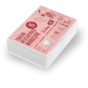 TOALHA DESCARTÁVEL MANICURE 25X40 CLEAN EXPRESS PACOTE C/ 15 UNIDADES